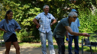Pétanque v Habrmannově parku / 1