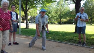 Pétanque v Habrmannově parku / 2