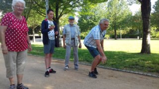 Pétanque v Habrmannově parku / 1