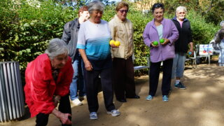 Pétanque v Habrmannově parku / 2