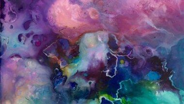 Michala Tůmová: Abstrakt Pouring