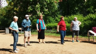 Pétanque v Habrmannově parku / 1