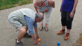 Pétanque v Lobezském parku / 1