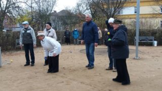 Pétanque v Habrmannově parku / 2