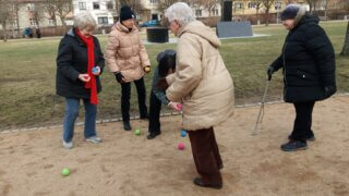 Pétanque v Habrmannově parku / 1