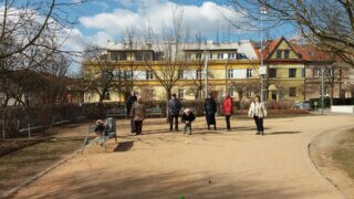 Pétanque v Habrmannově parku / 1