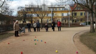 Pétanque v Habrmannově parku / 3