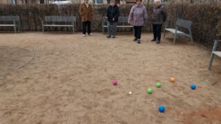Pétanque v Habrmannově parku / 1
