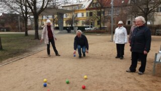 Pétanque v Habrmannově parku / 2