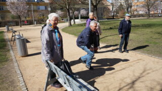 Pétanque v Habrmannově parku / 4