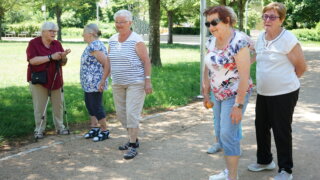 Pétanque v Habrmannově parku / 1