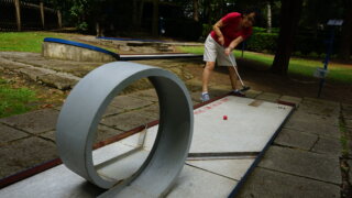Minigolf v Borském parku / 10