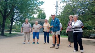 Pétanque v Habrmannově parku / 1