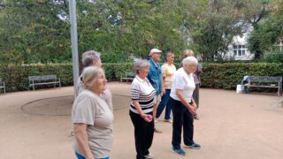 Pétanque v Habrmannově parku / 7