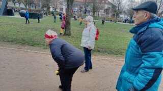 Pétanque v Habrmannově parku / 2