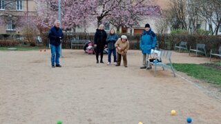 Pétanque v Habrmannově parku / 1