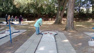 Minigolf v Borském parku / 1