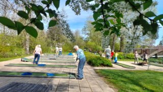 První jarní minigolf v Křimicích / 1