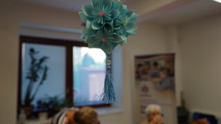 Květy kusudama / 14