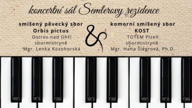 Společný koncert sborů Orbis pictus a KOST / TOTEM Místo setkávání se