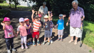 Mezigenerační setkání se třídou Pohádka