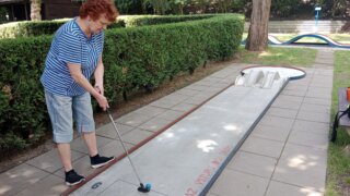 Minigolf v Borském parku / 8