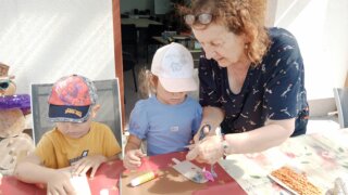 Mezigenerační setkání se třídou Kytička / 1