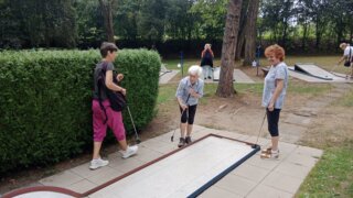 Minigolf v Borském parku / 1