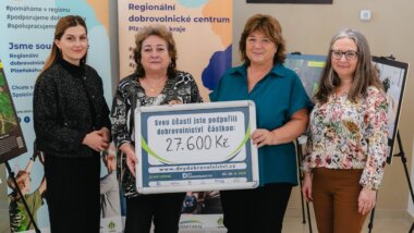 Studenti a pedagogové VOŠZ darovali TOTEMu téměř 30.000 korun / TOTEM Dobrovolníci