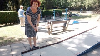 Minigolf v Borském parku